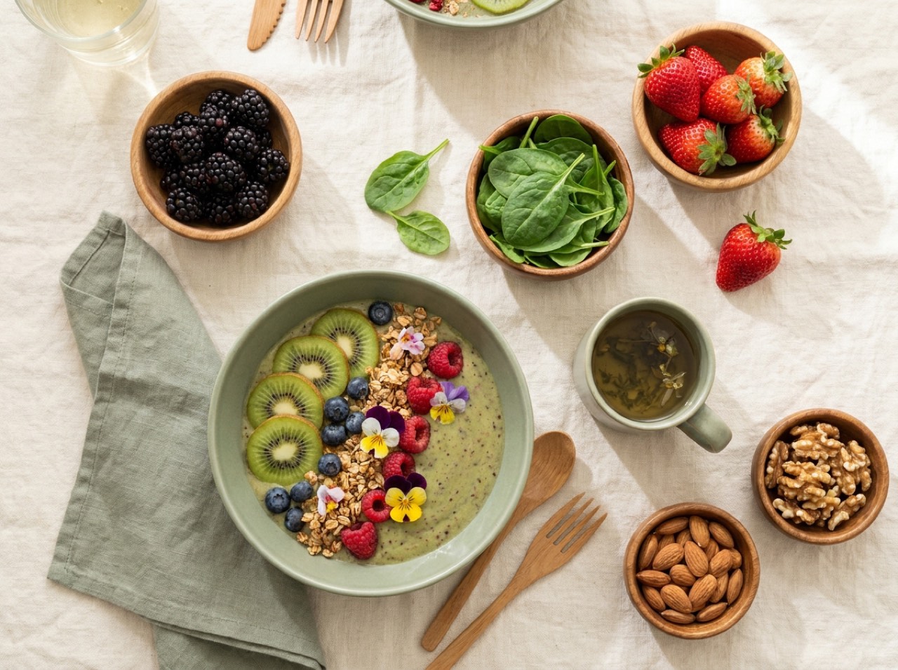 Healthy breakfast bowl